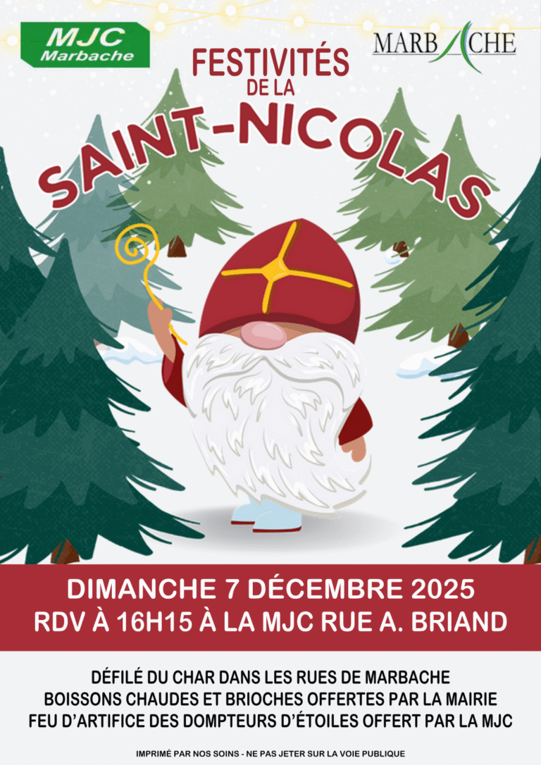 affiche St nicolas marbache 2025