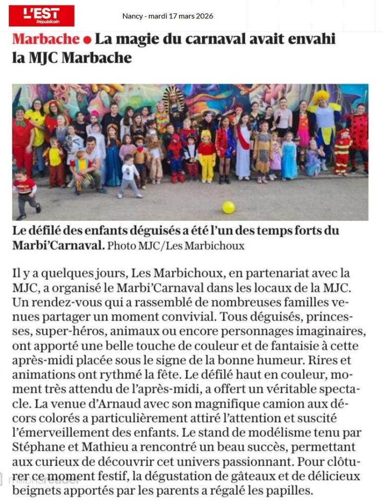 article ER du 17 03 - Carnaval à la MJC