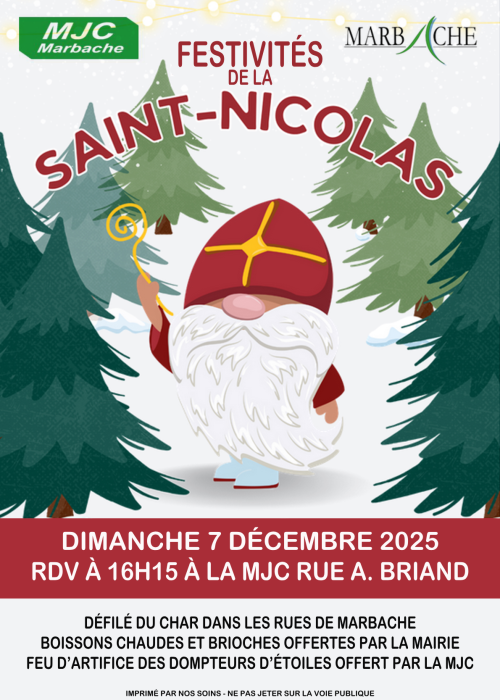 affiche St nicolas marbache 2025